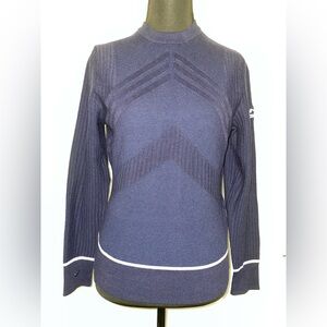 Callaway Navy Knit Sweater with White Details